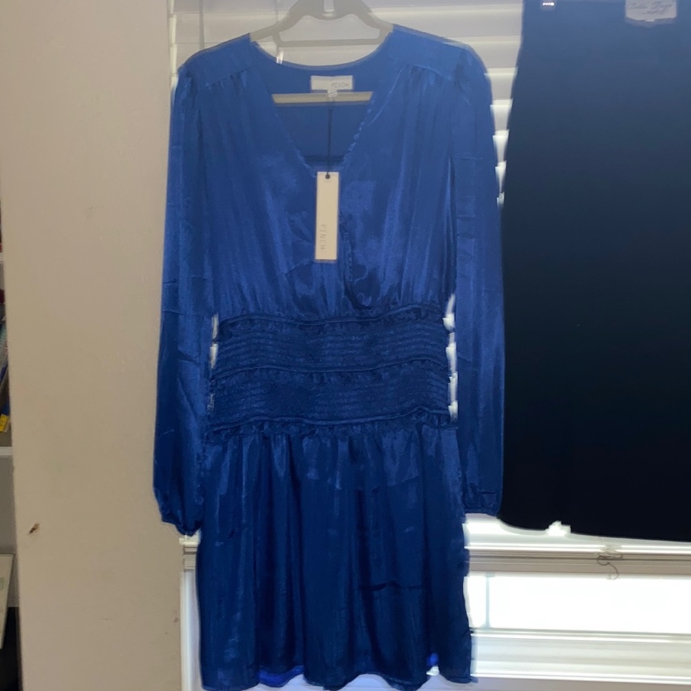 Bright blue dress from PINCH